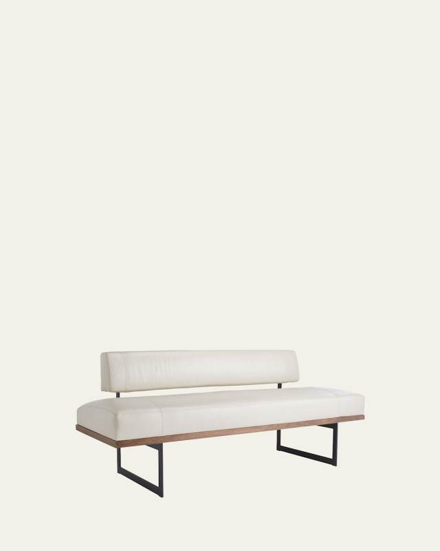 Tuck Leather Bench